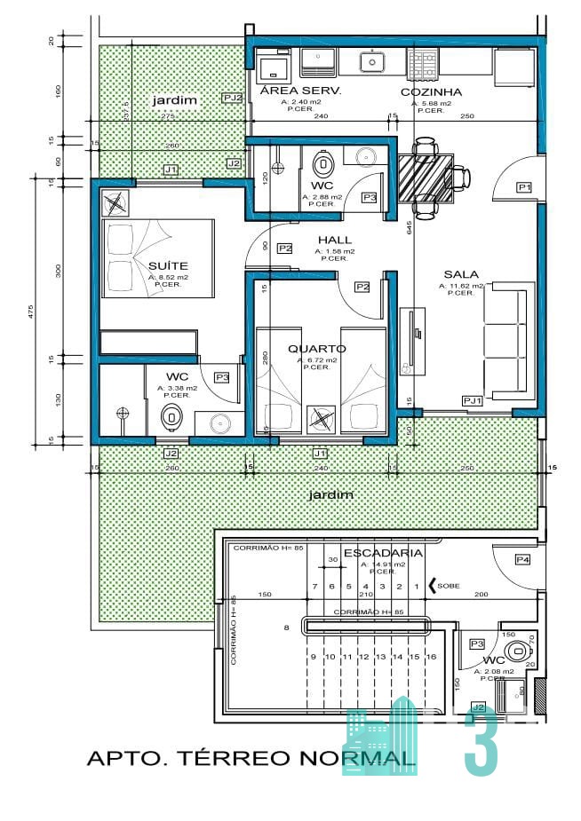 Planta Residencial Le Ville - Apucarana/Pr