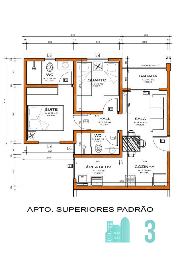 Planta Residencial Le Ville - Apucarana/Pr